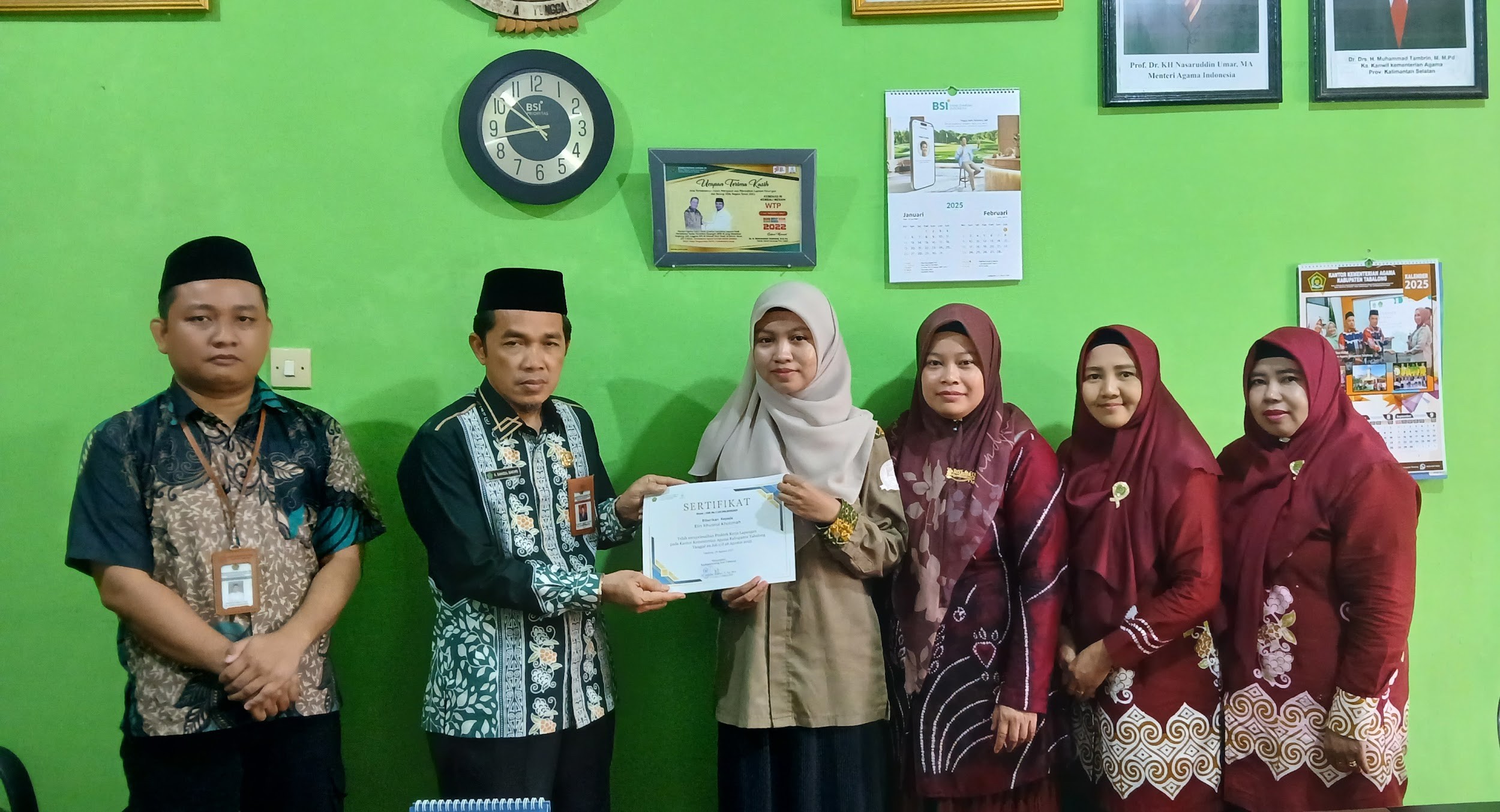Magang Kemenag MBS UIN Antasari